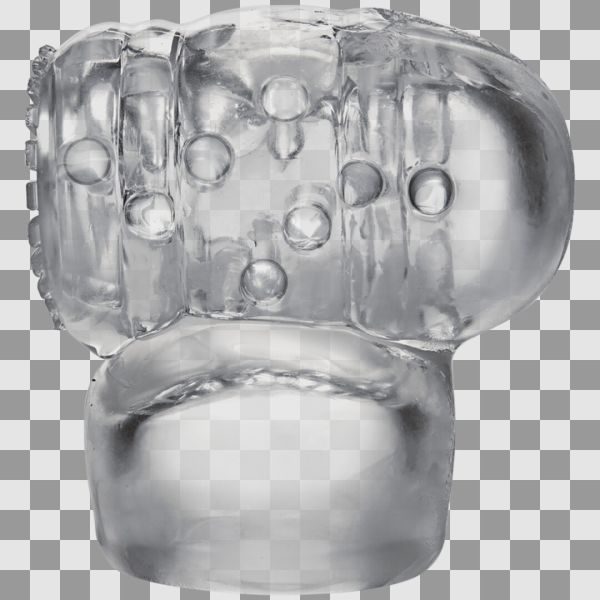 Doc Johnson Cock Teaser Wand Attachment - Transparant