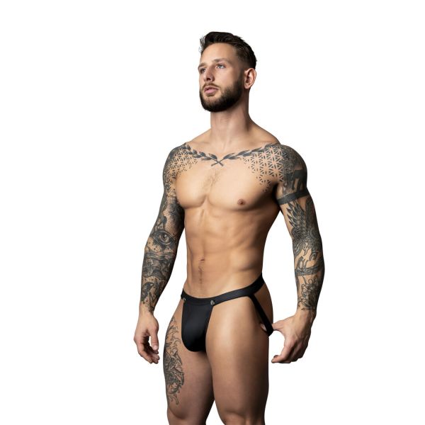 Male Power Snap Off Jock - L/XL - Zwart
