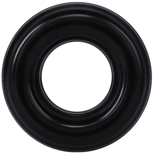 Doc Johnson Ribbed Donut - Cockring - Zwart