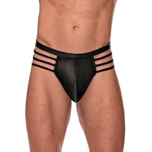 Male Power Cage Matte string - L/XL - Zwart