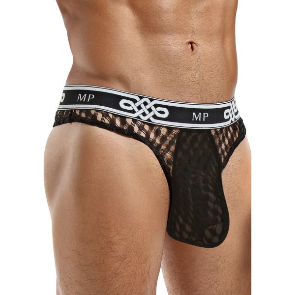 Male Power Lo Rise string - S/M - Zwart
