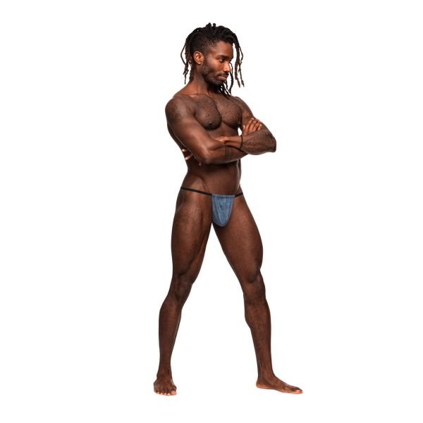 Male Power Mesmerizing posing strap - One size - Blauw