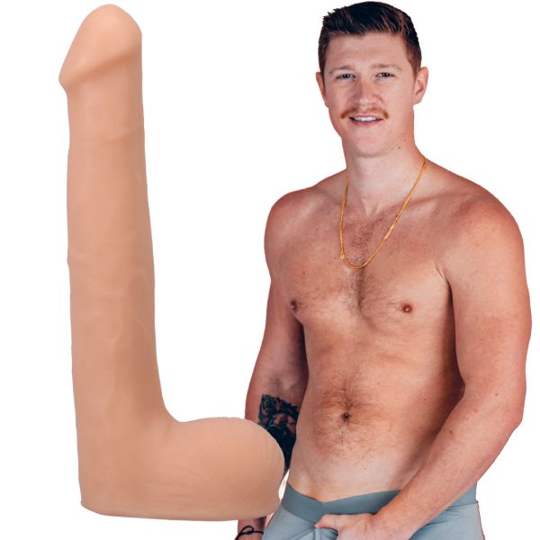 Doc Johnson Oliver Flynn - Realistische ULTRASKYN dildo - 25 cm - Vanille