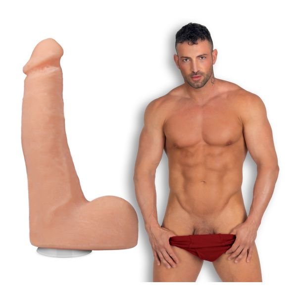 Doc Johnson Maximo Garcia - Realistische ULTRASKYN dildo - 21 cm - Vanille