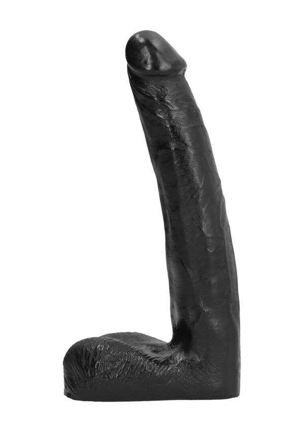 All Black Dildo - 21 cm, 4 cm breedte