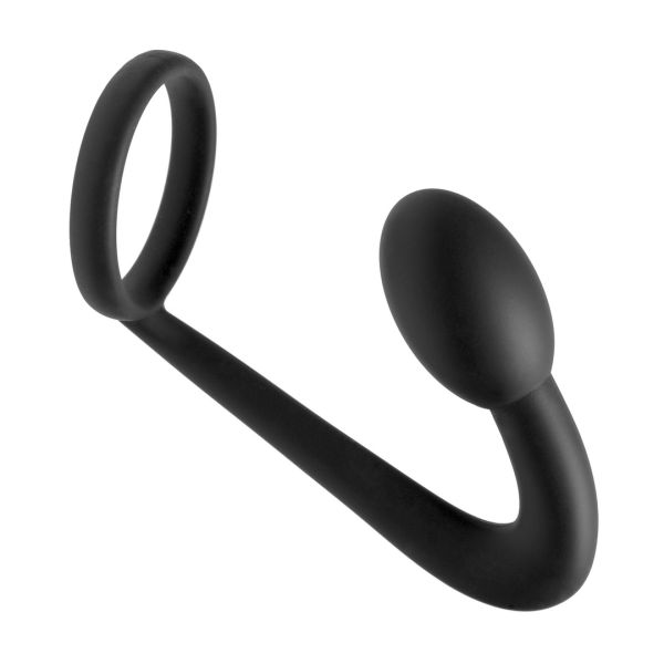 XR Brands Explorer - Siliconen Cockring en Prostaatplug