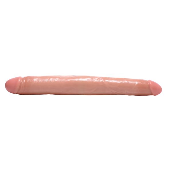 XR Brands Realistische Dubbele dildo - 44,5 cm - Naturel