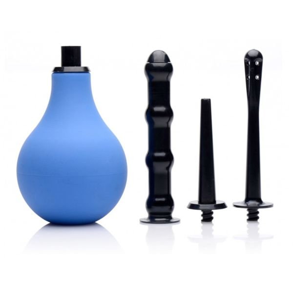 XR Brands Premium anaaldouche set met eenrichtingsklep