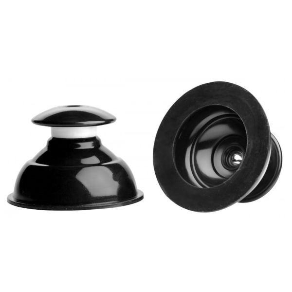 XR Brands Plungers - Siliconen tepelzuigers met extreme zuigkracht