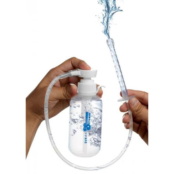 XR Brands Pump Action - Klysmafles met spuitmond