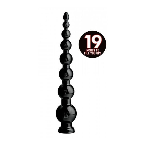 XR Brands Graduated Coiled Hose anaalslang - 48 cm