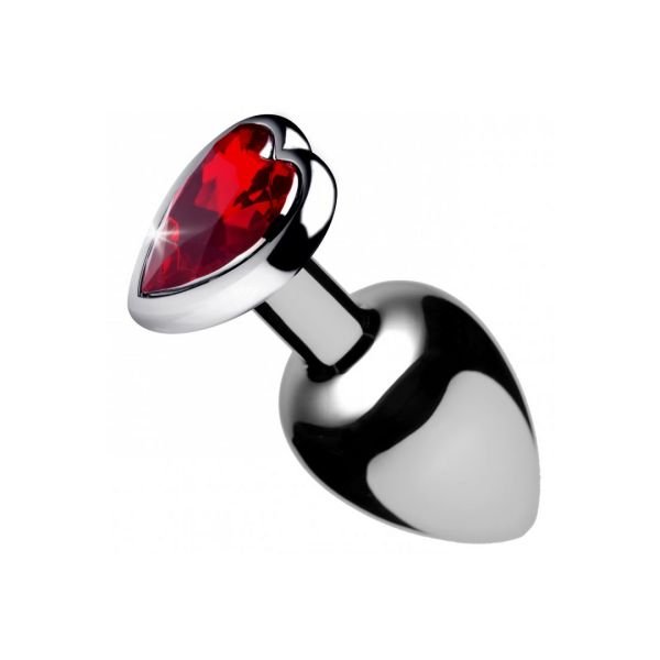 XR Brands Red Heart Gem - Buttplug - Small