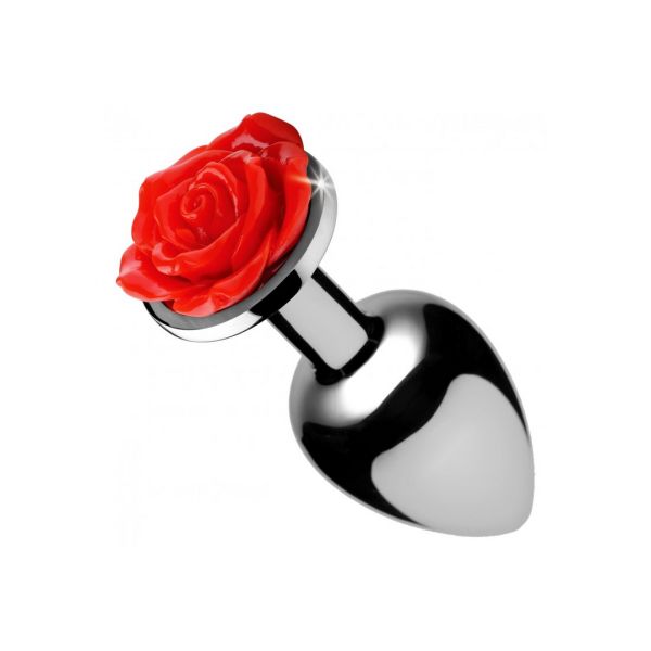 XR Brands Red Rose - Buttplug - Medium