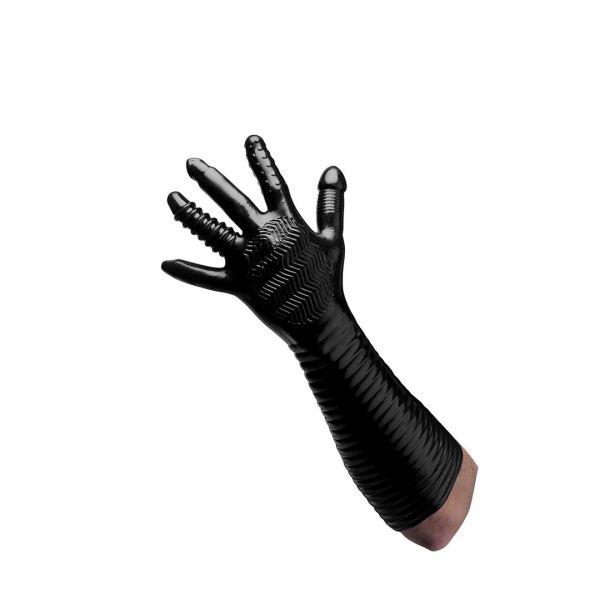 XR Brands Pleasure Fister - Fisting handschoen met textuur