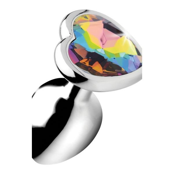 XR Brands Rainbow Prism - Hartvormige Buttplug - Small