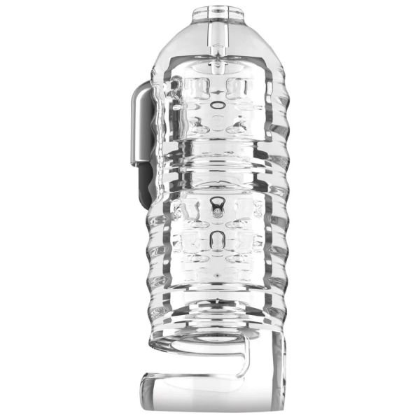 XR Brands Milker TPE masturbator met ballstrap - Transparant