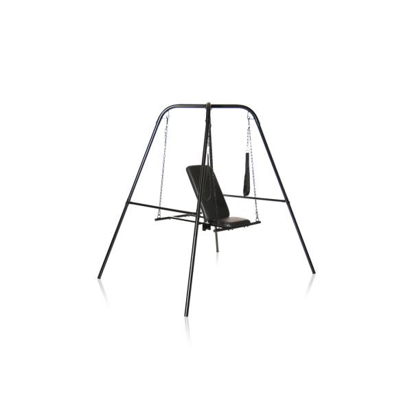 XR Brands Throne - Verstelbare sex sling met standaard