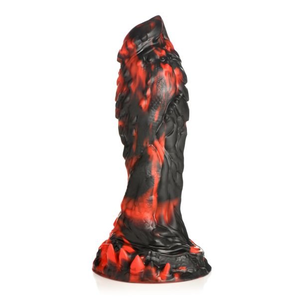 XR Brands Grim Reaper - Siliconen dildo - Rood/Zwart