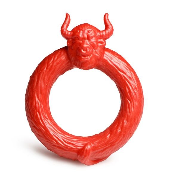 XR Brands Beast Mode - Siliconen cockring - Rood