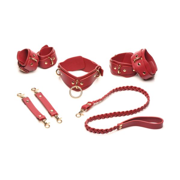 XR Brands Lover's Restraints Set - Rood