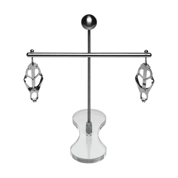 XR Brands Tower of Pain - Tepelklemmen - Zilver