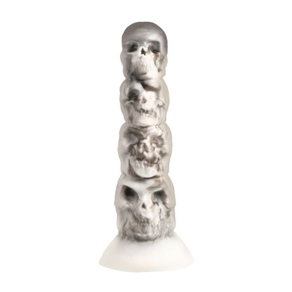 XR Brands Tower of Doom - Siliconen dildo - Grijs