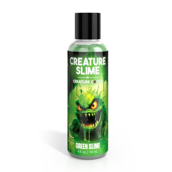 XR Brands Creature Slime - Groen slijm - Glijmiddel op waterbasis - 118 ml