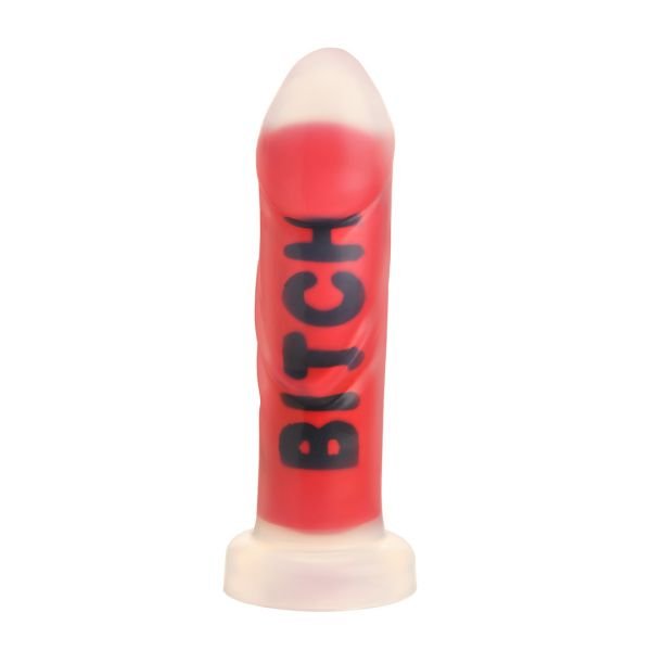 XR Brands BITCH - Siliconen dildo - Rood