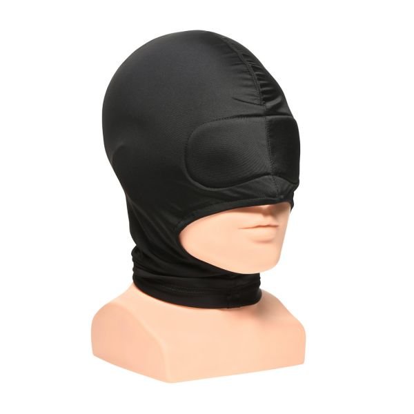 XR Brands Cocksucker - Hood met open mond - Zwart