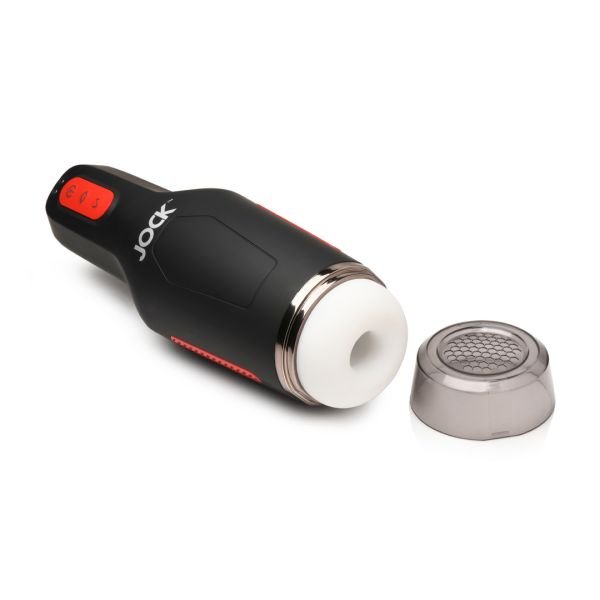 Curve Toys zuigende en vibrerende masturbator - 15X - Zwart