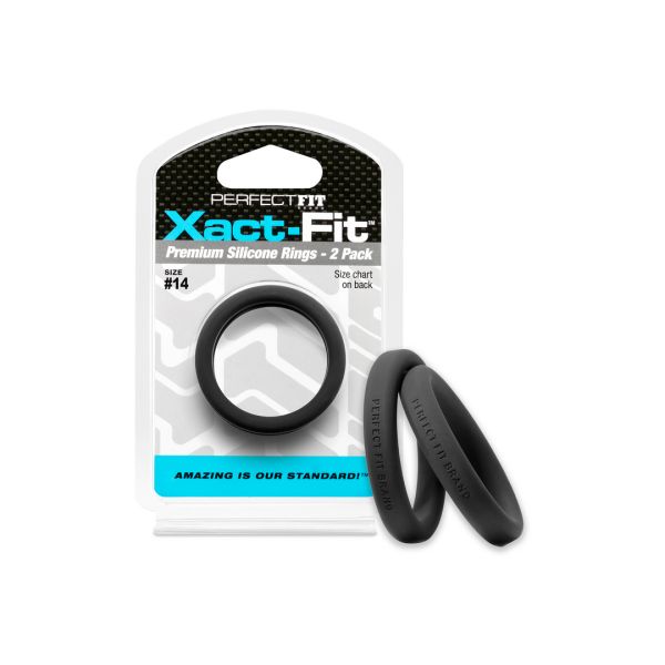 PerfectFitBrand #14 Xact-Fit - Cockring 2-pack