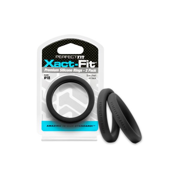 PerfectFitBrand #18 Xact-Fit - Cockring 2-pack