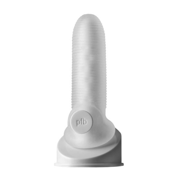 PerfectFitBrand Fat Boy Micro Ribbed Sheath - Dildo - 14 cm
