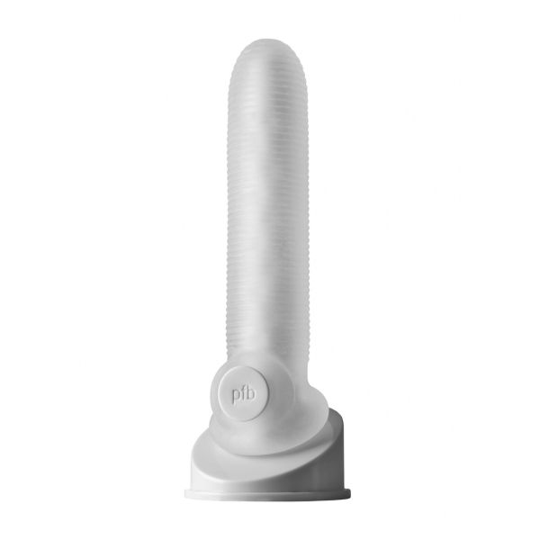 PerfectFitBrand Fat Boy Micro Ribbed Sheath - Dildo - 19 cm