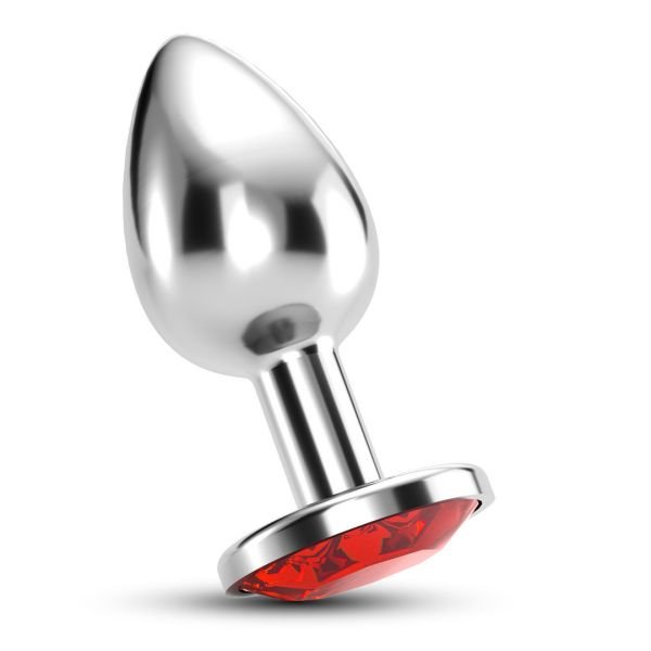 Crushious Bijou - Buttplug met juweel - Medium - Rood