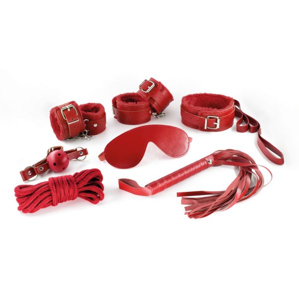 Crushious Dungeons and Maidens - 8-delige BDSM Set - Rood