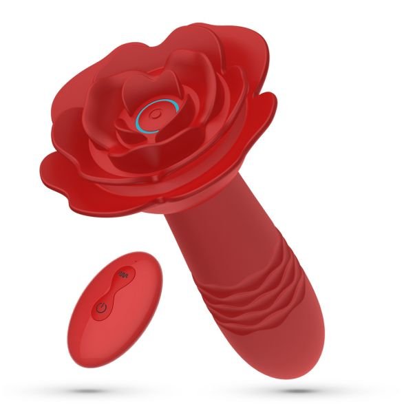 Crushious Romeo - Stotende Anale Roosplug met Afstandsbediening - Rood