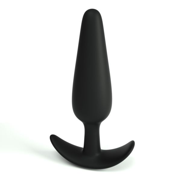Crushious Tic - Siliconen Anaalplug - Small - Zwart