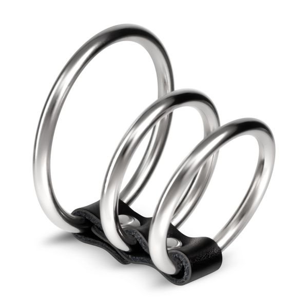 Crushious Saruman - Metalen cockring set - Zilver