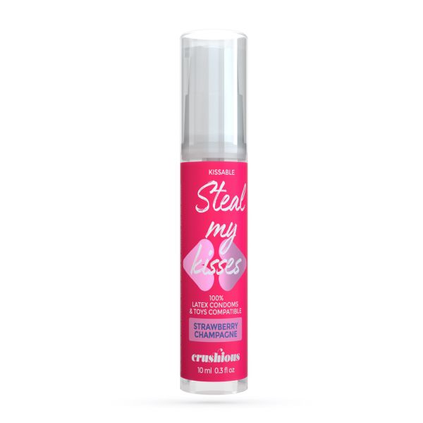 Crushious Steal My Kisses - Glijmiddel - Aardbei champagne smaak - 10 ml