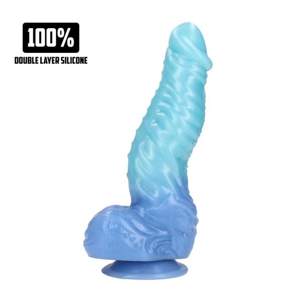 Fiction Cocks Deep Sea Hydra - Siliconen dildo - Blauw