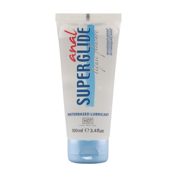 HOT Anal Superglide Liquid Pleasure - Glijmiddel op waterbasis - 100 ml