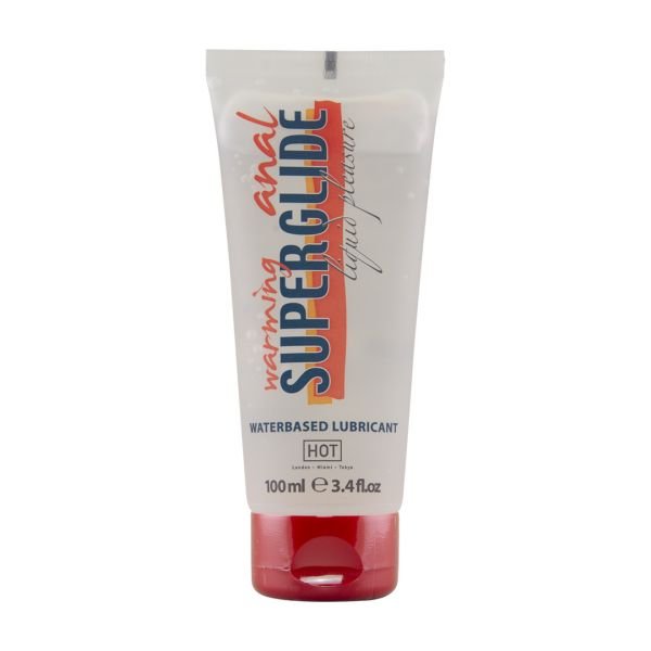 HOT Anal Superglide Warming Liquid Pleasure - Glijmiddel op waterbasis - 100 ml