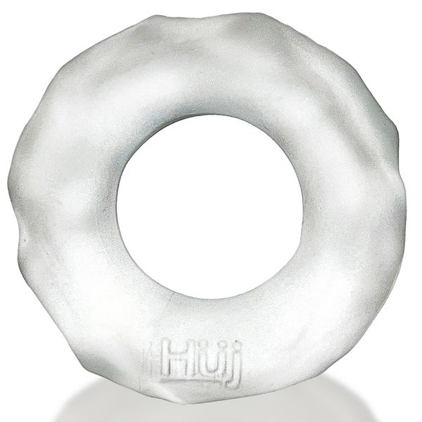 Hunkyjunk Fractal - Tactiele cockring - Clear Ice