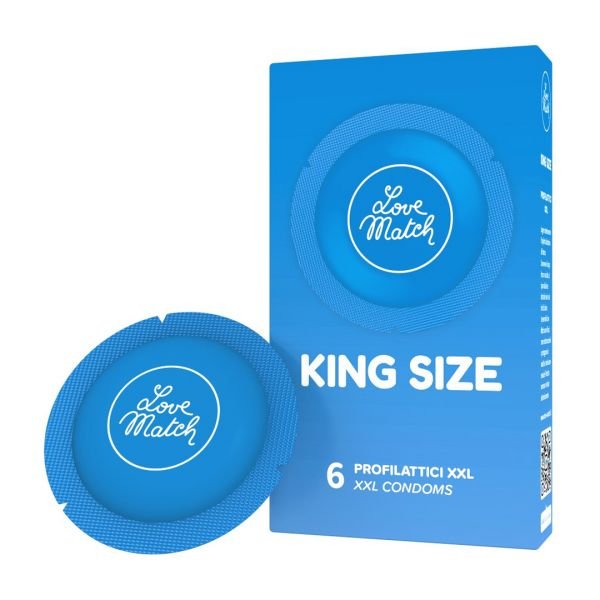 Love Match King Size - Condooms - 60 mm - 6 stuks