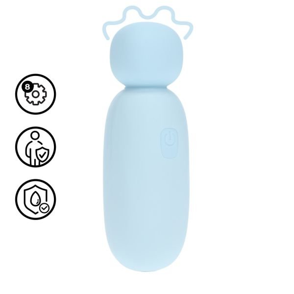 Loveline Mochi - Mini chunky wand vibrator - Blauw