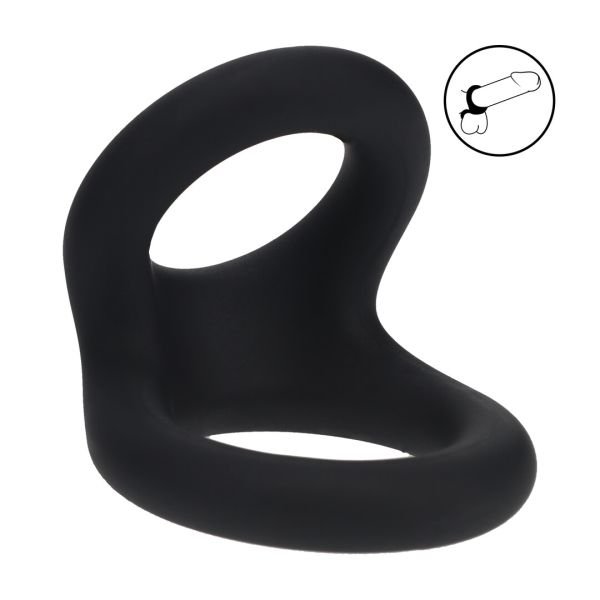 Levelz Double O siliconen cockring - S - Zwart