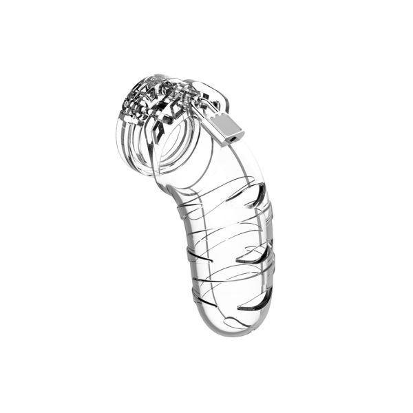ManCage Model 05 - Kuisheidskooi - 14 cm - Transparant