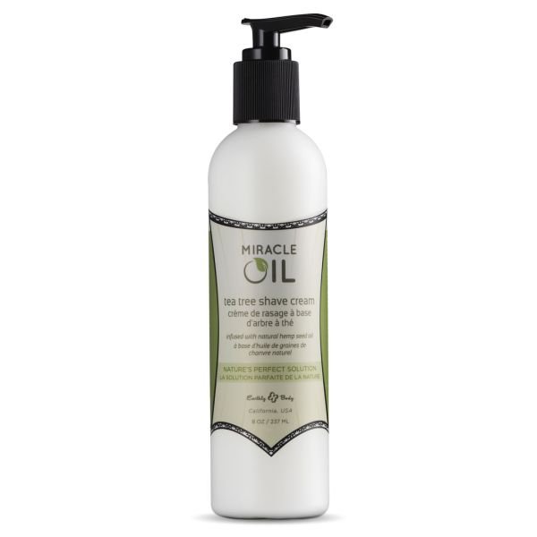 Earthly Body Miracle Oil Scheercrème met theeboomolie - 237 ml