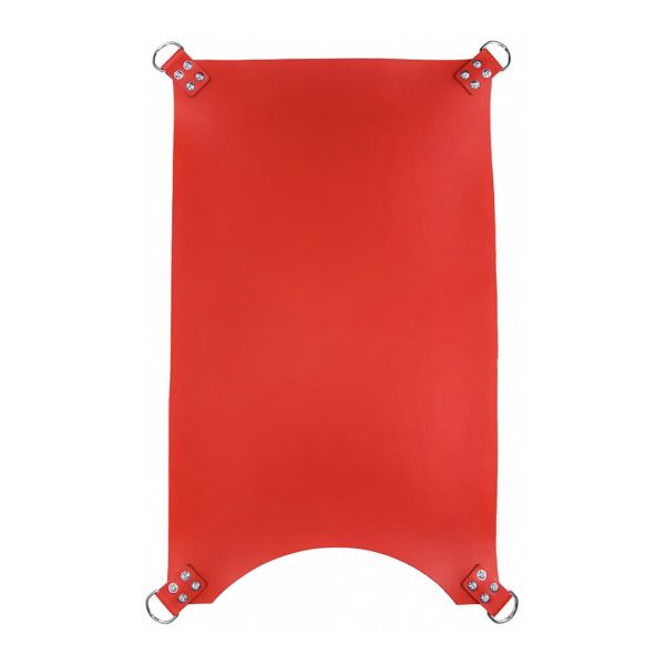 Mr. Sling Leren sling met 4 ophangpunten - Rood